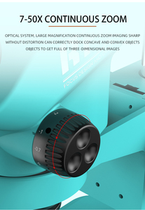 携帯電話修理用操作顕微鏡蛍光顕微鏡三眼顕微鏡新製品RF47050TV黒と緑 - Product Image 5