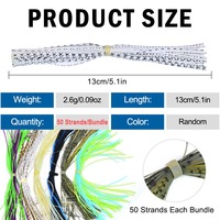 Jupes de pêche en silicone, leurres de pêche Chatter Walleye Buzzbait, fil de silicone, pompon, jigs Bass SpinnerBait, jupes de pêche en silicone