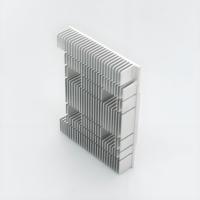 Plaque de refroidissement en aluminium anodisé sur mesure avec trous de montage de précision, dissipateur thermique pour carte graphique usiné CNC