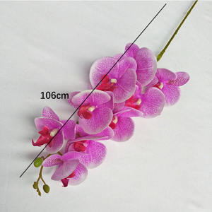 Orchidée Phalaenopsis Artificielle à 9 Têtes Vendue Directement <span class=keywords><strong>d</strong></span>'Usine pour Fêtes, Mariages, Fête des Mères, Noël, Rentrée Scolaire - Product Image 5