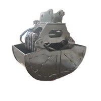 Repuestos de grúa 10ton 15ton 4 Cuerda Doble disco Clamshell Grab Bucket Sandy Grab Bucket con dientes - Product Image 5