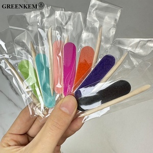 Chuyên Nghiệp Giá Rẻ Làm Móng Tay Thiết Lập Đầy Màu Sắc Móng Tay Nhỏ Tập Tin Và Màu Cam Gỗ Stick Set Cho Nail Sticker Ứng Dụng Trong Kho - Product Image 5