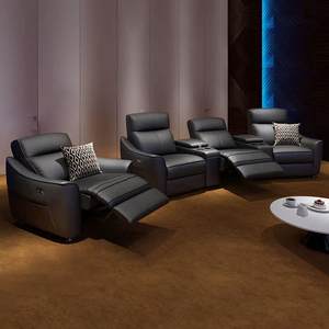 Kunden spezifische Leders essel Heimkino Elektrisches Sofa Nobler Film Audio-Visueller Raum Drei Vier-Personen-Kombination - Product Image 3