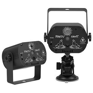 Lampu Panggung Efek Mini RG Laser + LED RGB Isi Ulang USB dengan Penghisap dan Pengontrol Jarak Jauh Mode Suara - Product Image 4