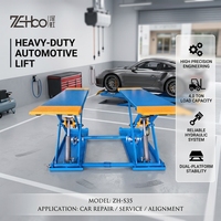 Pont élévateur à ciseaux automobile ZeHoo à prix abordable, 220V, capacité 4T, hauteur de levage 1200mm