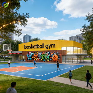 Strong Metal <b>Frame</b> Basketball Gymnasium Building Prefabricated Warehouse Structure Industrial <b>Plant</b> Vendor - Product Image 1