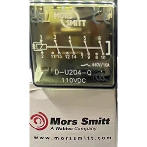 Relé Morsschmidt D-U204-Q 110VDC 1NO Contacto de Cobre Corriente Nominal 5A - Product Image 1
