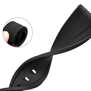 Bracelet de montre en caoutchouc fluoré FKM compatible avec Omega Speedmaster Moonwatch - Product Image 6