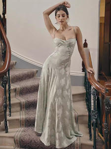 Gaun Suspender Renda Prancis dengan Tali Wanita, Rok Baru yang Populer untuk Liburan dan Santai - Product Image 4