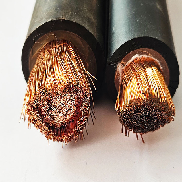 YH Highly Flexible Cable Welding Cable 1/0 2/0 3/0 4/0 Awg Copper PVC/Rubber Stranded Conductor Rubber Insulation