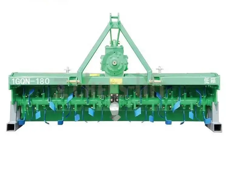 Cultivateurs rotatifs assortis pour tracteurs 40-80 HP profondeur de fonctionnement 8-18 cm cultivateurs 2 m large cultivateurs rotatifs chinois