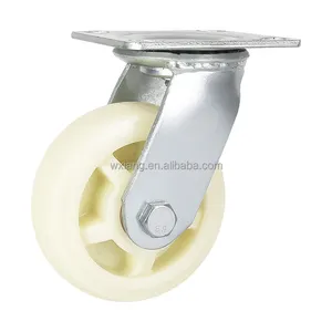 Castor 100/125/150/200/4/5/6/8 Inch PP Chất Liệu Với Phanh Đôi Mang Heavy Duty Caster Bánh Xe Sản Xuất