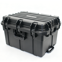 Valise de transport rigide antichoc avec roulettes, poignée rétractable, mousse personnalisée, injection PP, étanche