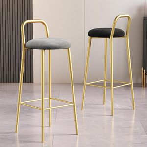 <span class=keywords><strong>Chaise</strong></span> de designer en <span class=keywords><strong>fer</strong></span> <span class=keywords><strong>forgé</strong></span> de style américain avec dossier, luxe léger, moderne et simple, <span class=keywords><strong>prix</strong></span> de gros pour la maison - Product Image 4