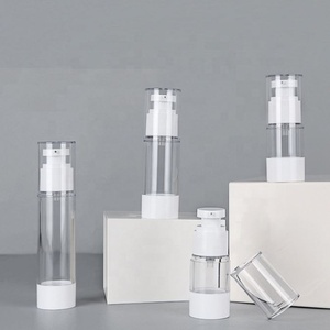 2026 New Style 15ml 20ml 30ml 50ml Benchtop Frosted Electroplating Drawing Spray Vacuum Emulsion Sub Bottle Emulsion - Product Image 5
