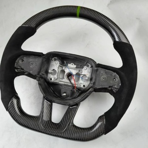 Volante de fibra de carbono Real apto para Dodge 2015 Charger Challenger volante de coche personalizado para Dodge <span class=keywords><strong>Durango</strong></span> para Jeep - Product Image 2