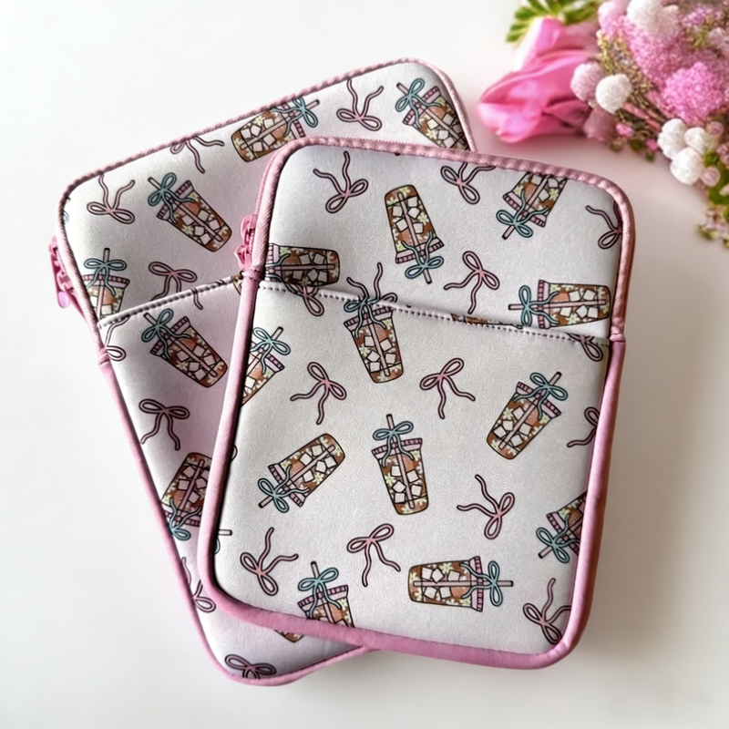 Customized Neoprene Book Sleeve Colorful Inside