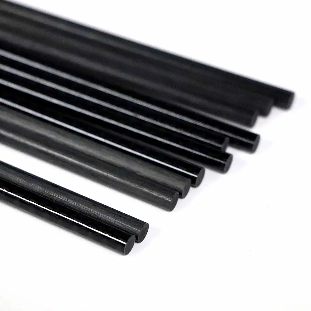 Best quality pultrusion carbon fiber rod, carbon fiber manufacturer In China factory carbon fiber price rods