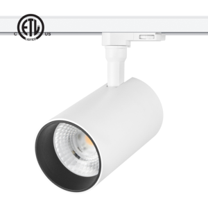 10W 20W 30W 3000K Schwarzer LED-Strahler für Schienenmontage 220V Aluminium Weiß COB Ra90 5 Jahre Garantie Kunstgalerie-Beleuchtung - Product Image 1