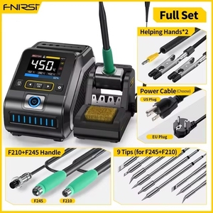 Fnirsi DWS-200 f245 + f210 מלא 9 טיפים 200W pid טמפרטורה טובה תחנת הלחמה חכמה - Product Image 2