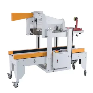 Semi Automatic Case Carton Box Closing Sealing Machine Case Sealer with Tape