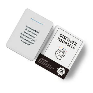 Nuevo Producto Transfronterizo: Juego de Cartas de Mesa para Descubrir Tu Verdadero Yo, un Juego de Cartas para Encontrar y Explorar Tu Auténtico Esencia, Entretenimiento - Product Image 6