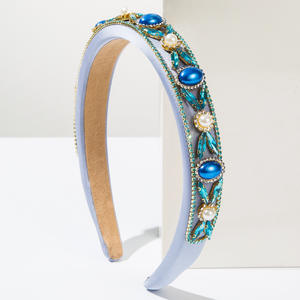 Diadema de Novia con Perlas y Diamantes Estilo Barroco Vintage, Tocado Personalizado para Fiesta de Bodas - Product Image 6