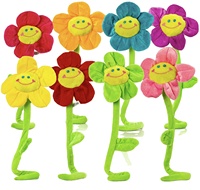 Jouet en peluche personnalisé Happy Face Jouet en peluche en forme de tournesol pour cadeau