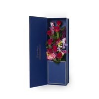 Boîte Cadeau Élégante Personnalisée pour Fleurs, Forme Rectangulaire