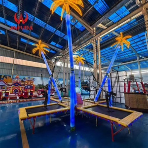 Équipement de divertissement coloré, durable et sûr pour quatre personnes, saut à l'élastique pour parc d'attractions, aire de jeux, entraînement physique - Product Image 2