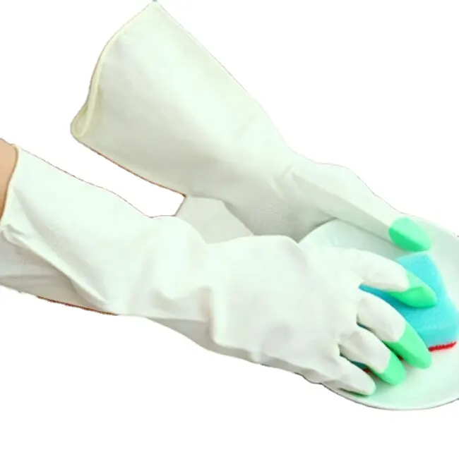 Neue design Wasserdicht Wäscherei Gericht Latex Handschuhe/Hausarbeit Reinigung Gummi Handschuhe/Reinigung Kunststoff Pvc Handschuhe