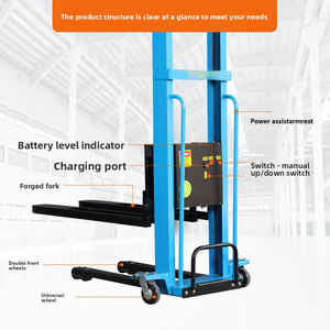 <span class=keywords><strong>Chariot</strong></span> <span class=keywords><strong>élévateur</strong></span> portable de 1 tonne avec fonction de levage électrique et <span class=keywords><strong>chariot</strong></span> <span class=keywords><strong>élévateur</strong></span> <span class=keywords><strong>embarqué</strong></span>, incluant une télécommande sans fil - Product Image 4