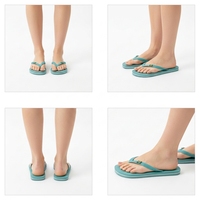 Bosirui – Tongs d'été en PE en gros, sandales confortables en PVC, avec logo personnalisé, dernier design pour hommes et femmes