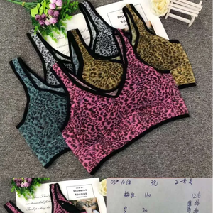Nouveau élégant tigre imprimé femme <span class=keywords><strong>Sport</strong></span> impression soutien-gorge dames doux confortable Sublimation soutien-gorge - Product Image 1