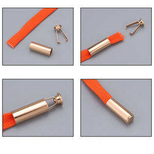 Terminales de Cordón Metálicos de Dos Piezas de Alta Calidad SAS, Ecológicos, Libres de Níquel, Diseño Moderno, Color Plateado, Aleación de Zinc - Product Image 6