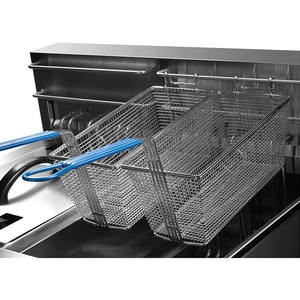 <span class=keywords><strong>Friteuse</strong></span> à panier unique en acier inoxydable pour restaurant d'hôtel commercial <span class=keywords><strong>friteuse</strong></span> à gaz 1 réservoir avec armoire - Product Image 3