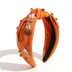 Su misura Cross-border nuova fascia di Halloween zucca fantasma del diavolo con accessori per capelli alla moda per le vacanze - Product Image 5
