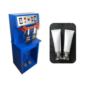 Mesin pembuat pipa ultrasonik Manual, mesin penyegel tabung plastik ultrasonik untuk menyegel tabung aluminium