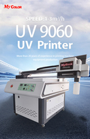Impresora UV de Cama Plana Mycolor TX800 9060 con Tinta UV, Impresora LED UV Multimaterial XP600 A1 6090 con 220v/110v y 1 Año de Garantía