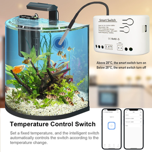 Module d'interrupteur sans fil Wifi Tuya Smart Remote Control 1CH DC 7-32V Récepteur RF 10A Relais Wifi avec capteur de température - Product Image 6