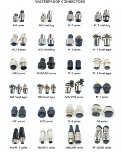 ผู้ผลิตจากตงกวน ปลั๊ก DC กันน้ำ M8 สายไฟ PVC แรงดันต่ำ สำหรับเครื่องใช้ไฟฟ้าภายในบ้าน ระบบอัตโนมัติ เซ็นเซอร์ ระบบรักษาความปลอดภัยภายนอกอาคาร 8 แกน IP67 - Product Image 5