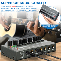 OEM Biner DX600 mini console de son à faible bruit-mélangeur audio stéréo 6 canaux