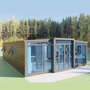 Cabina espandibile 20ft 40ft contenitore in legno casa struttura in acciaio per Hotel ufficio negozio Villa ospedale pieghevole contenitore esterno - Product Image 3