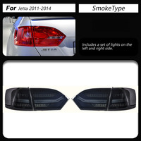 Conjunto de Luces Traseras LED Estilo A6L de XUNBAI, 12V para VW Jetta MK6 Sagitar 2011-2014, Señal de Giro Secuencial, Freno, Conexión Plug & Play