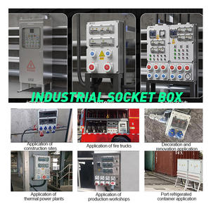 Draagbare Ip67 Waterdichte Industriële Contactdoos Set Aan De Muur Gemonteerde Mobiele Stroomverdeelapparatuur Voor Buitenbouw - Product Image 6