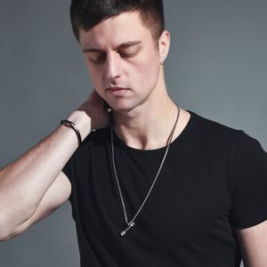 Fashion Fitness Barbell <b>Dumbbell</b> Men Necklace Domineering Titanium Steel Clavicle Couple Pendant Necklace - Product Image 2