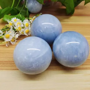 Wholesale Polished Gemstone High Quality Quartz Spheres Celestine Stone Crystal Ball