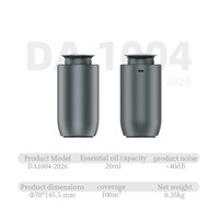 Diffuseur d'arômes intelligent mini à faible MOQ, diffuseur d'huiles essentielles en aluminium pour voiture avec démarrage/arrêt automatique pour voiture, maison, chambre