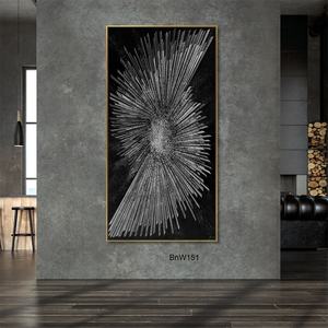 Œuvre d'art peinte à la main décoration moderne de la maison <span class=keywords><strong>galerie</strong></span> d'art encadrée <span class=keywords><strong>peinture</strong></span> à l'huile <span class=keywords><strong>abstraite</strong></span> toile Art mural - Product Image 3