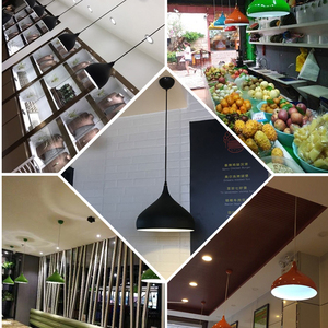 Lustre à LED moderne de couleur, lustre à tête unique pour hôtel, bar, bon marché, vente en gros, <span class=keywords><strong>abat</strong></span>-<span class=keywords><strong>jour</strong></span>, lumière pour café, éclairage LED - Product Image 4